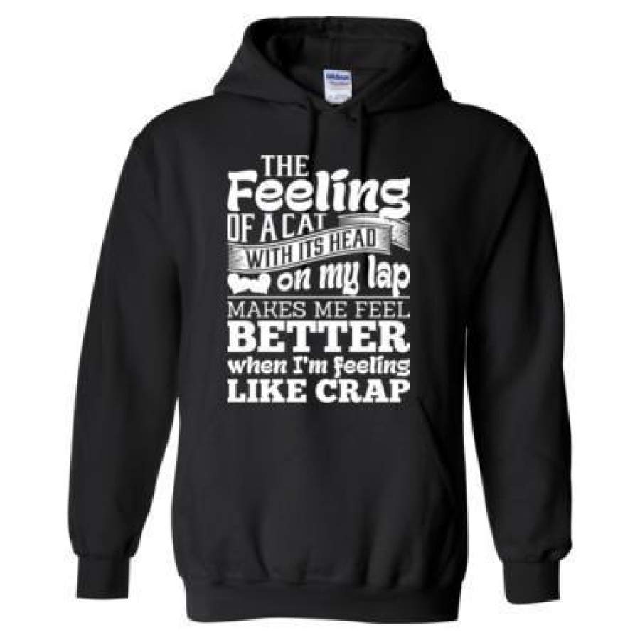 AGR The Feeling Of A Dog With Its Head On My Lap – Heavy Blend™ Hooded Sweatshirt