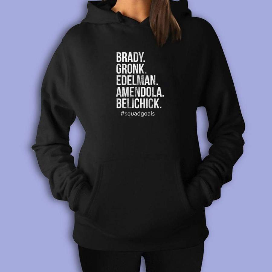 Deflate Gate, Tom Brady, Gronk, Belichick, Edelman New England Patriots Football Women’S Hoodie