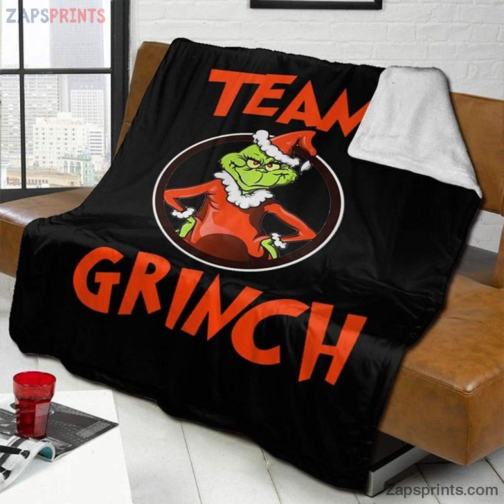 Grinch Team Grinch Lamb Blanket