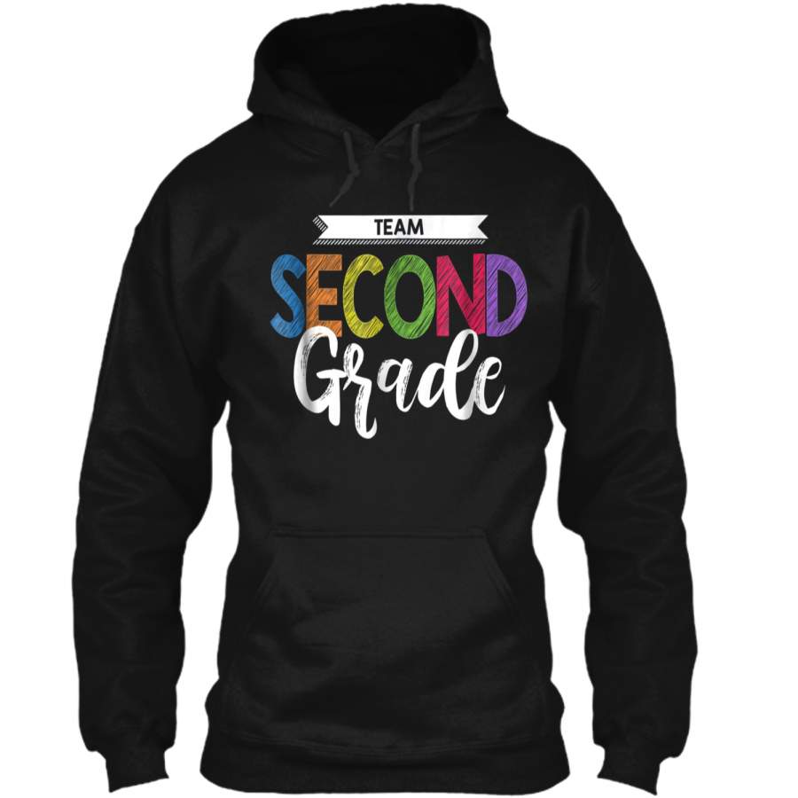 2nd Grade Team  Second Teacher Student School  Pullover Hoodie 8 oz