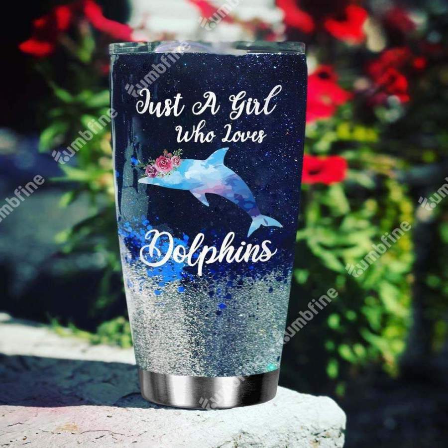 Dolphins Lovers Stainless Steel Insulated Tumbler Cup