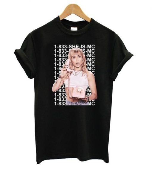 Miley Cyrus She Is MC RS T shirt