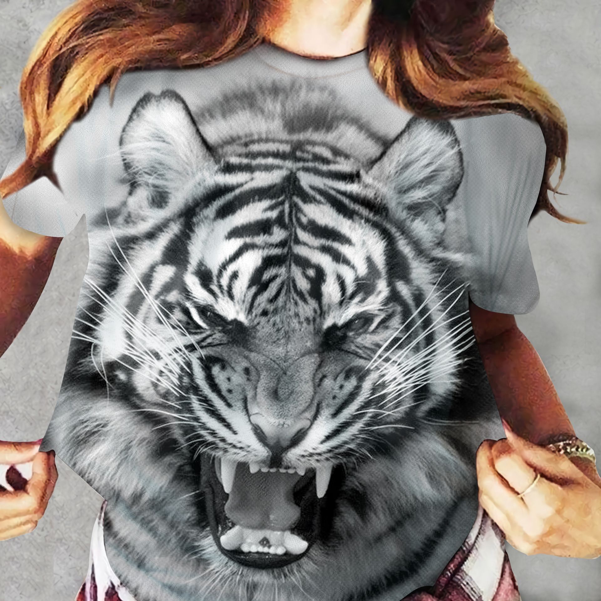 Tiger Ver03 Dadj160721Ltl Unisex 3D T-Shirt All Over Print