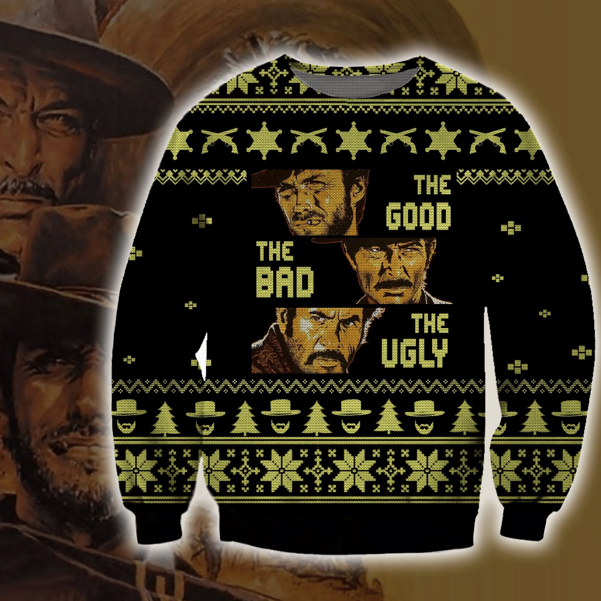 The Good The Bad The Ugly Ugly Christmas Sweater