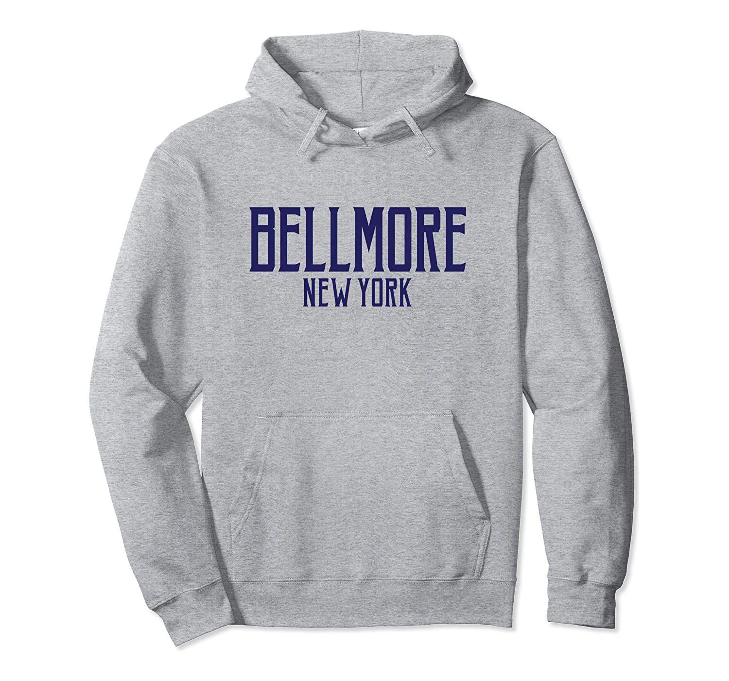 Bellmore Vintage Text Navy Blue Print Pullover Hoodie, T-Shirt, Sweatshirt, Tank Top