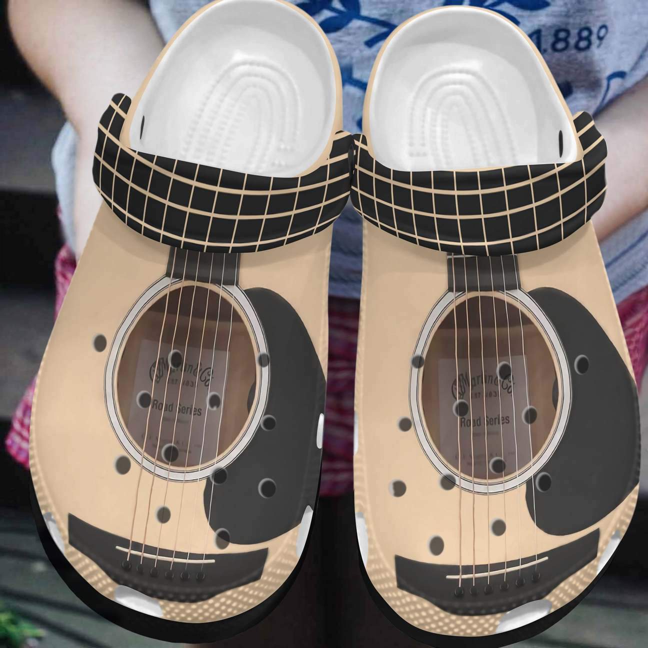 Musical Phrase Personalized Clog, Custom Name, Text, Color, Number Fashion Style For Women, Men, Kid, Print 3D