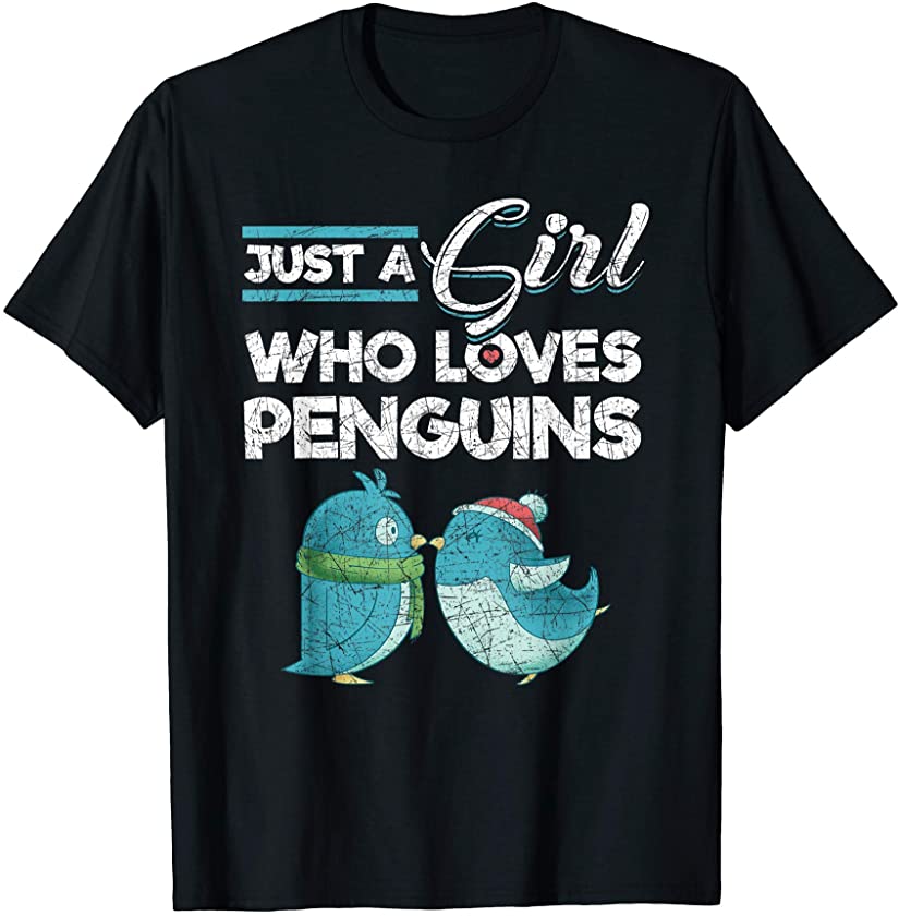 Just A Girl Who Loves Penguins T-Shirt