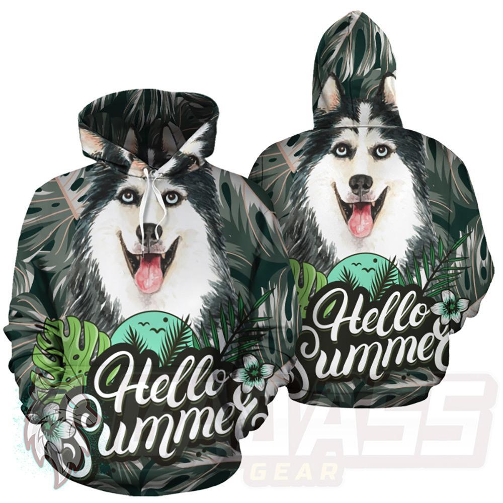 Husky Hello Summer HUK-0017 Hoodie Allover