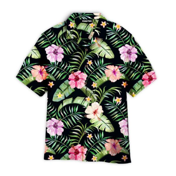 Tropical Flowers On Green Hawaii Shirt For Men Women Ha85272