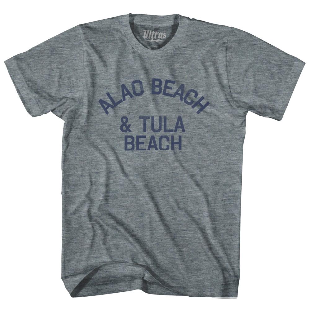 American Samoa Alao Beach & Tula Beach Youth Tri-Blend Vintage T-shirt