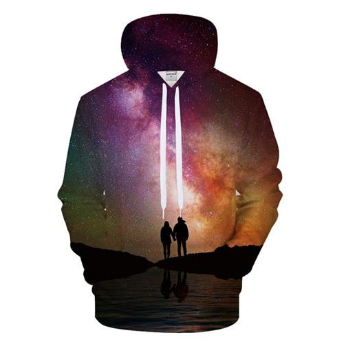 Northern Lights Couple Hoodie