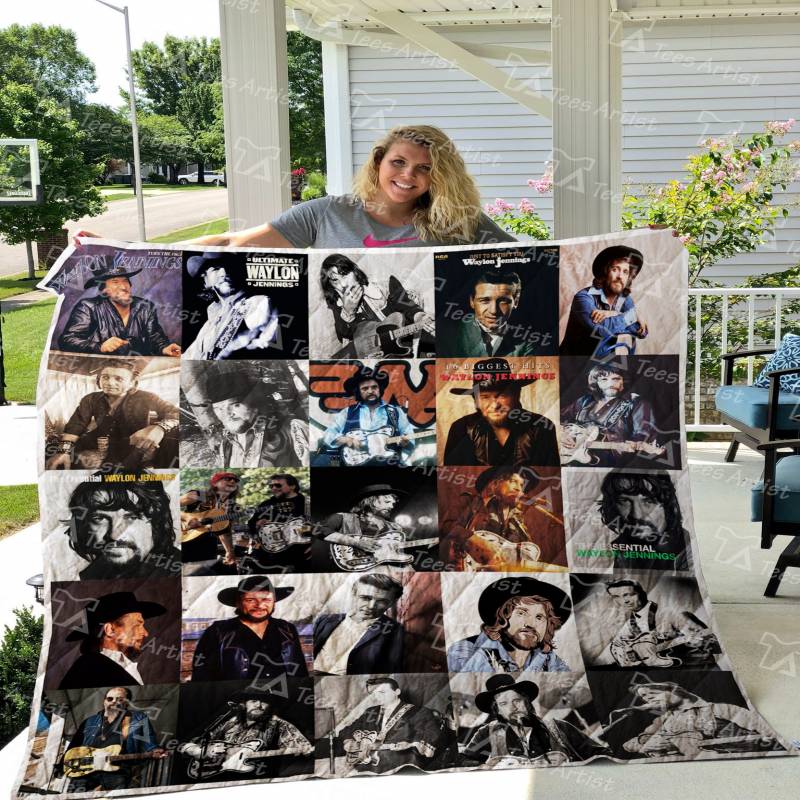 Waylon Jennings Quilt Blanket 01122