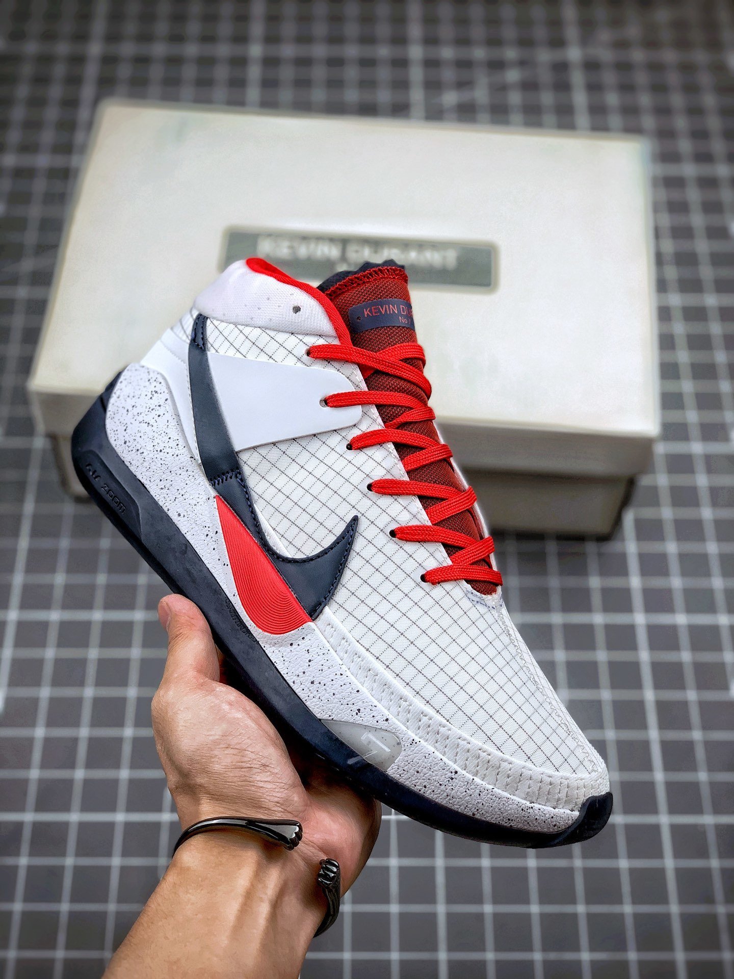 Nike KD 13 USA White Red Navy CI9949-101 5338595