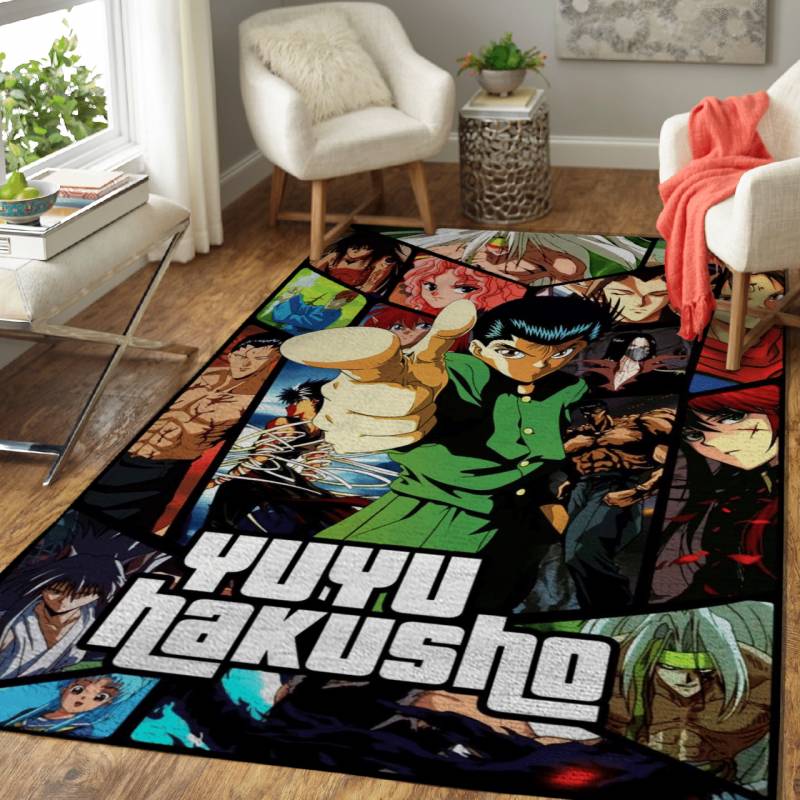 Yuyu Hakusho Ultimate Anime Area Rug – Carpet