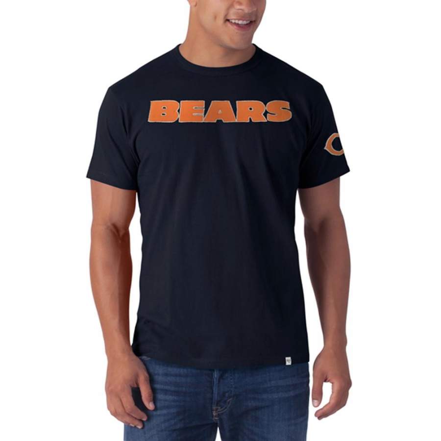 Chicago Bears – Fieldhouse Logo Premium Navy T-Shirt