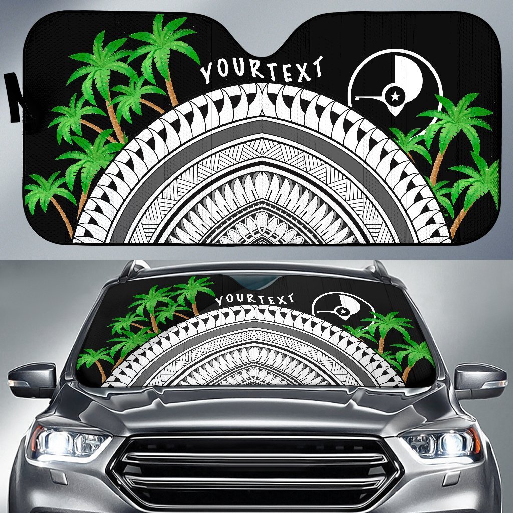 Yap Custom Personalised Auto Sun Shades – Ginger Lei Pattern – BN20