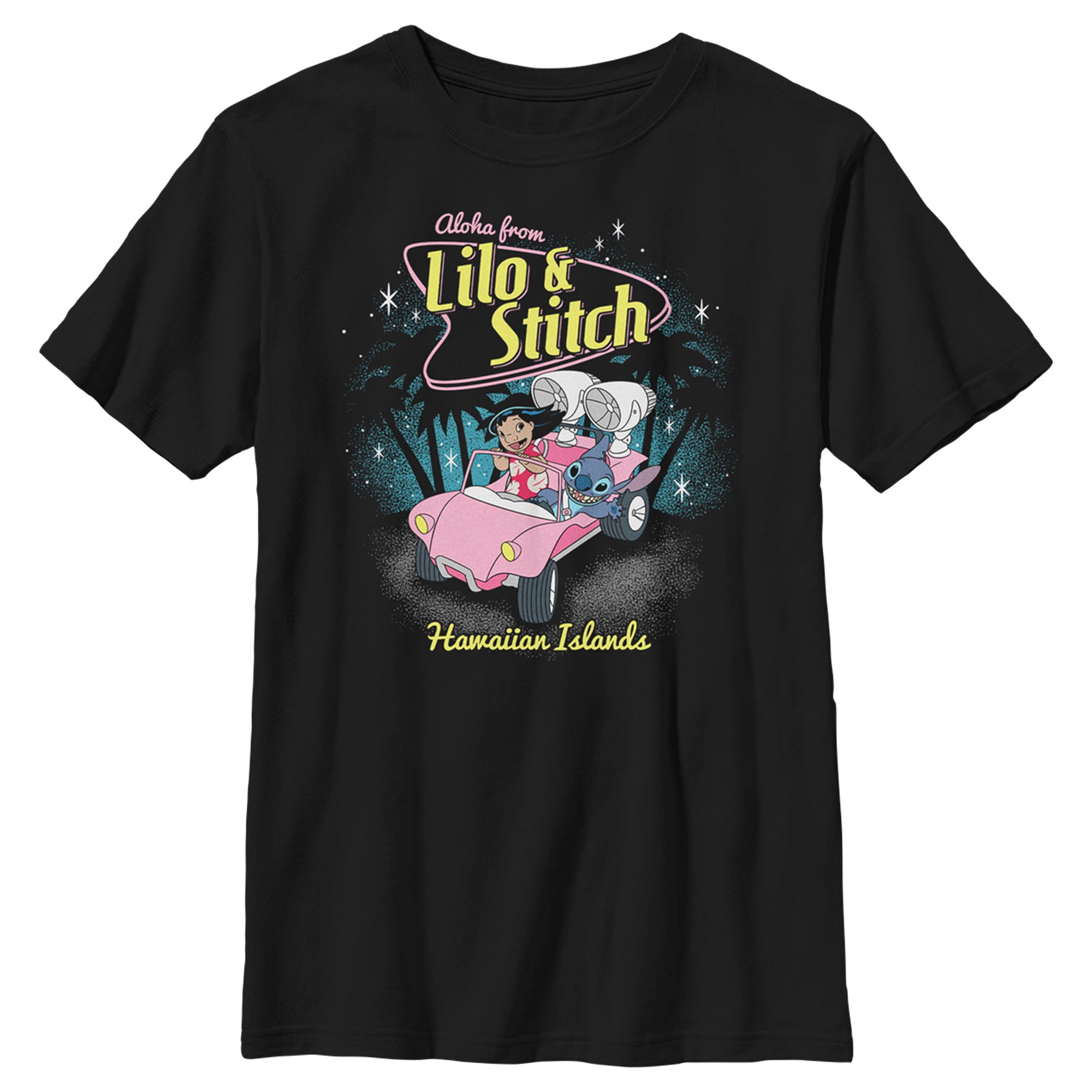 Boy’S Lilo & Stitch Retro ’50S Hawaiian Islands T-Shirt