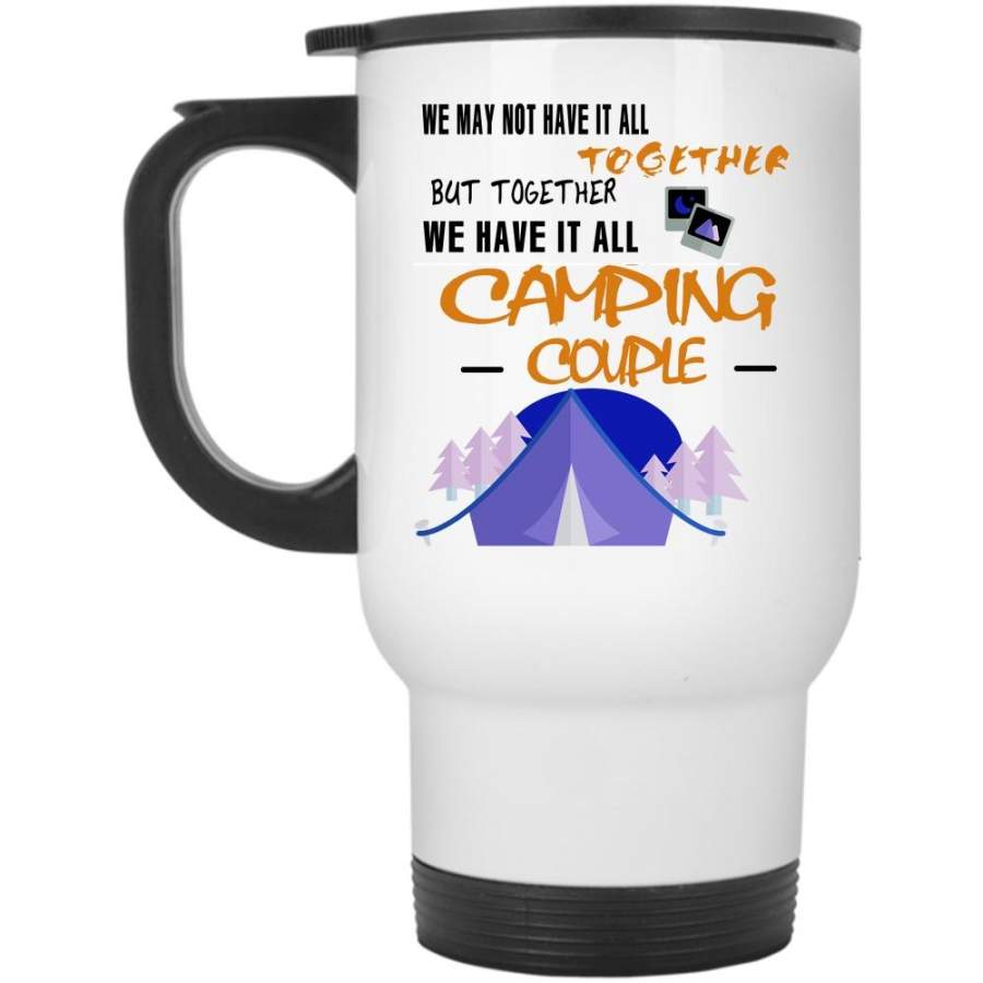 Lovely Gift For Couple Travel Mug, Camping Couple Mug