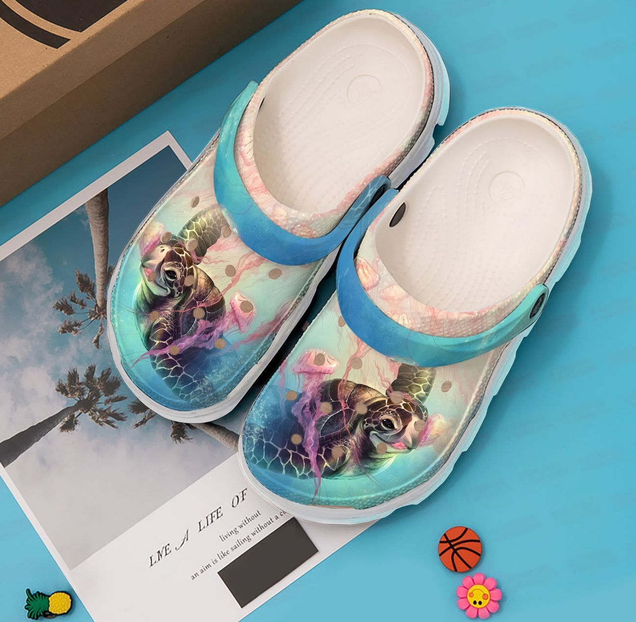 Sea Turtle Personalized Clog, Custom Name, Text, Color, Number Fashion Style For Women, Men, Kid, Print 3D Life Under The Sea