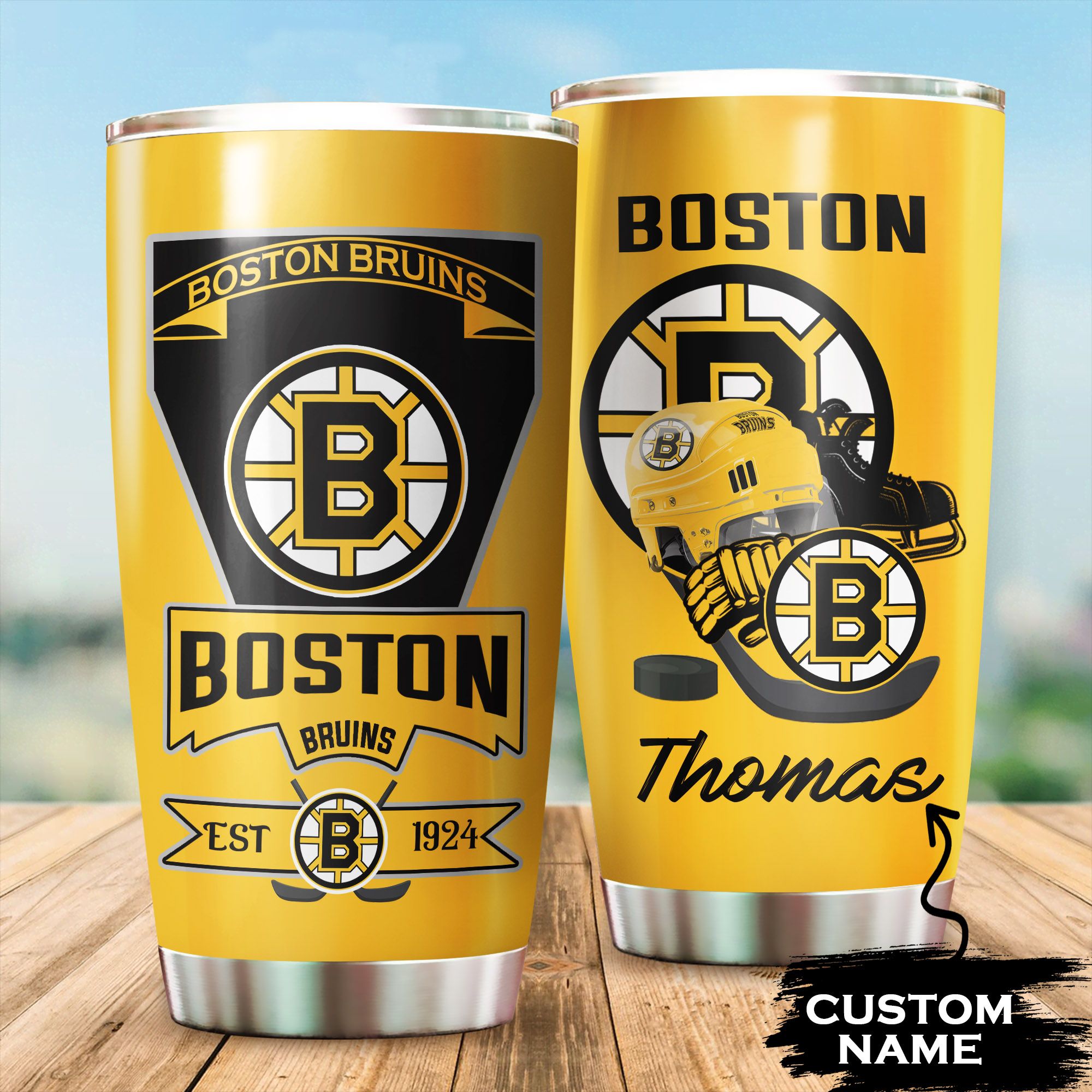 Boston Bruins Custom Tumbler 127 L1MTH0504