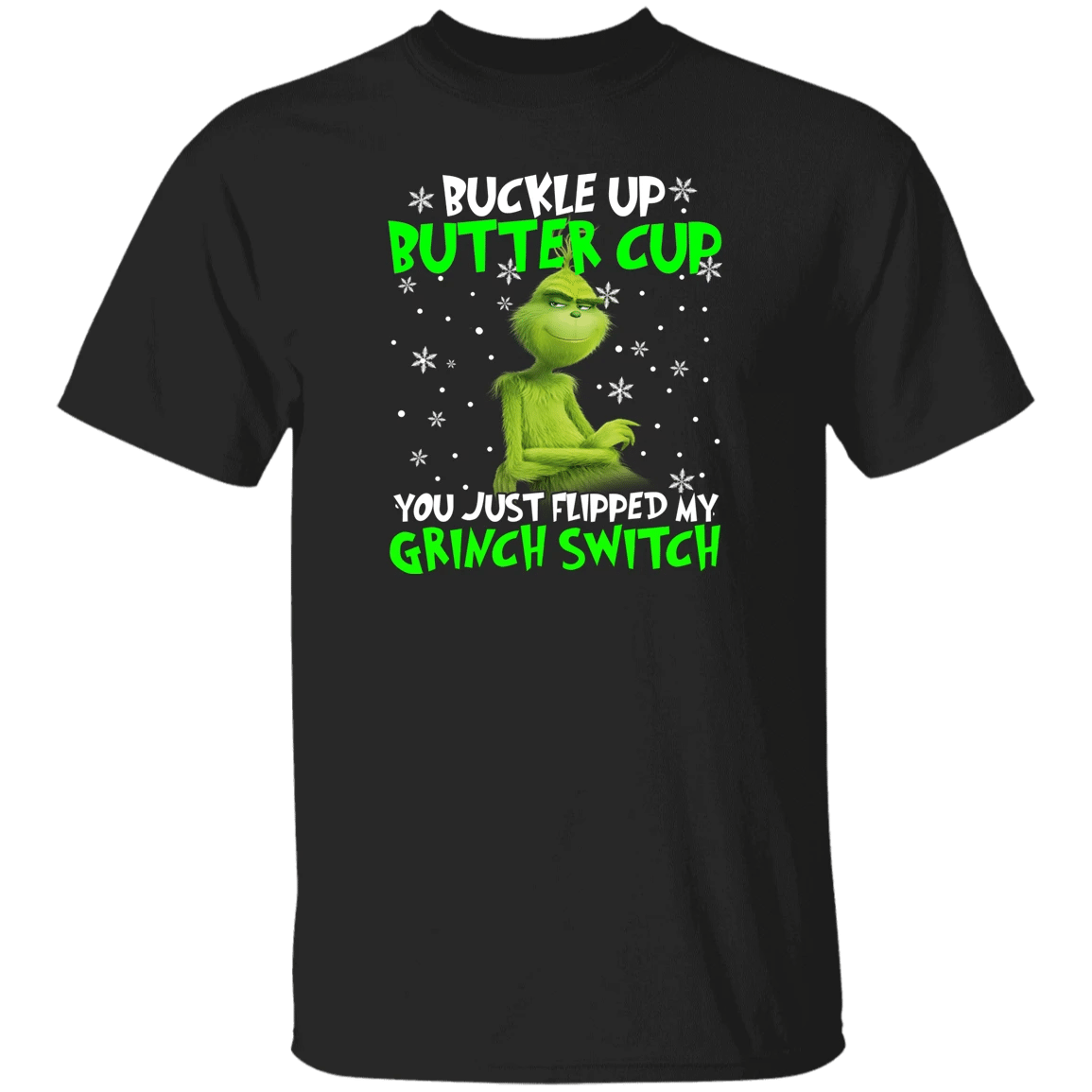 Halloween Christmas Shirt Buckle Up Butter Cup Funny Halloween Christmas Grinches Cartoon Movie Lover Gifts Halloween T-Shirt X lezhubbs Cartoon Fashion