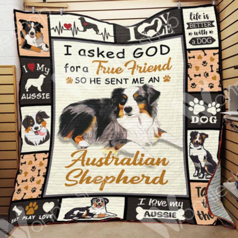 Australian Shepherd Dog Blanket NOV2802 77O42