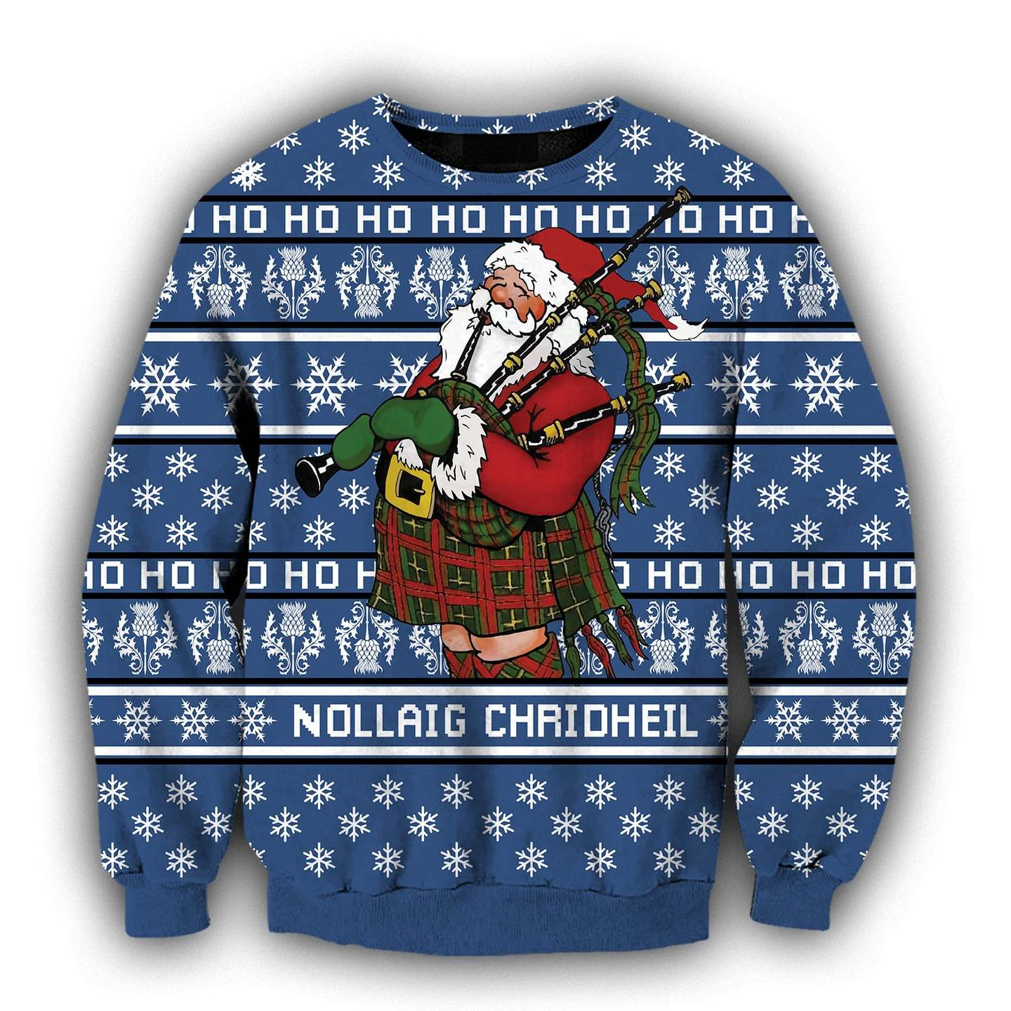 Scottish Santa Ugly Christmas Sweater | Unisex | Adult | Us3213