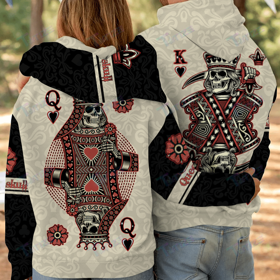 Matching Couple Shirt King Queen Couple 3D All Over Printed Shirt, Sweatshirt, Hoodie, Bomber Jacket Size S – 5Xl