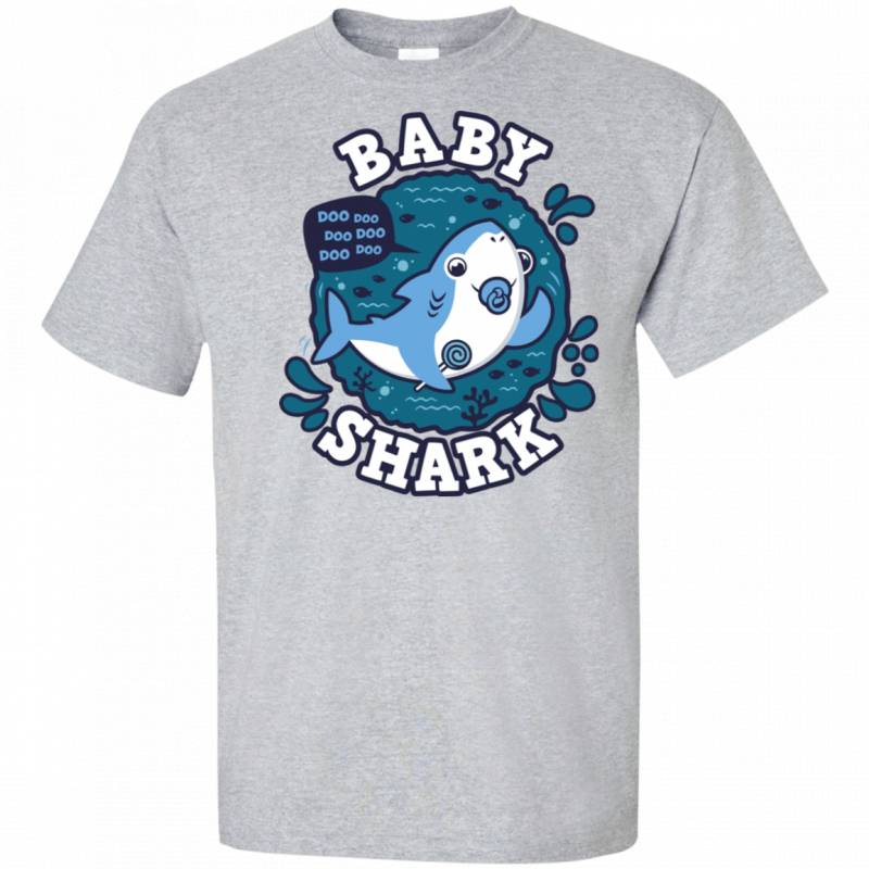 Shark Family trazo – Baby Boy chupete Tall T-Shirt