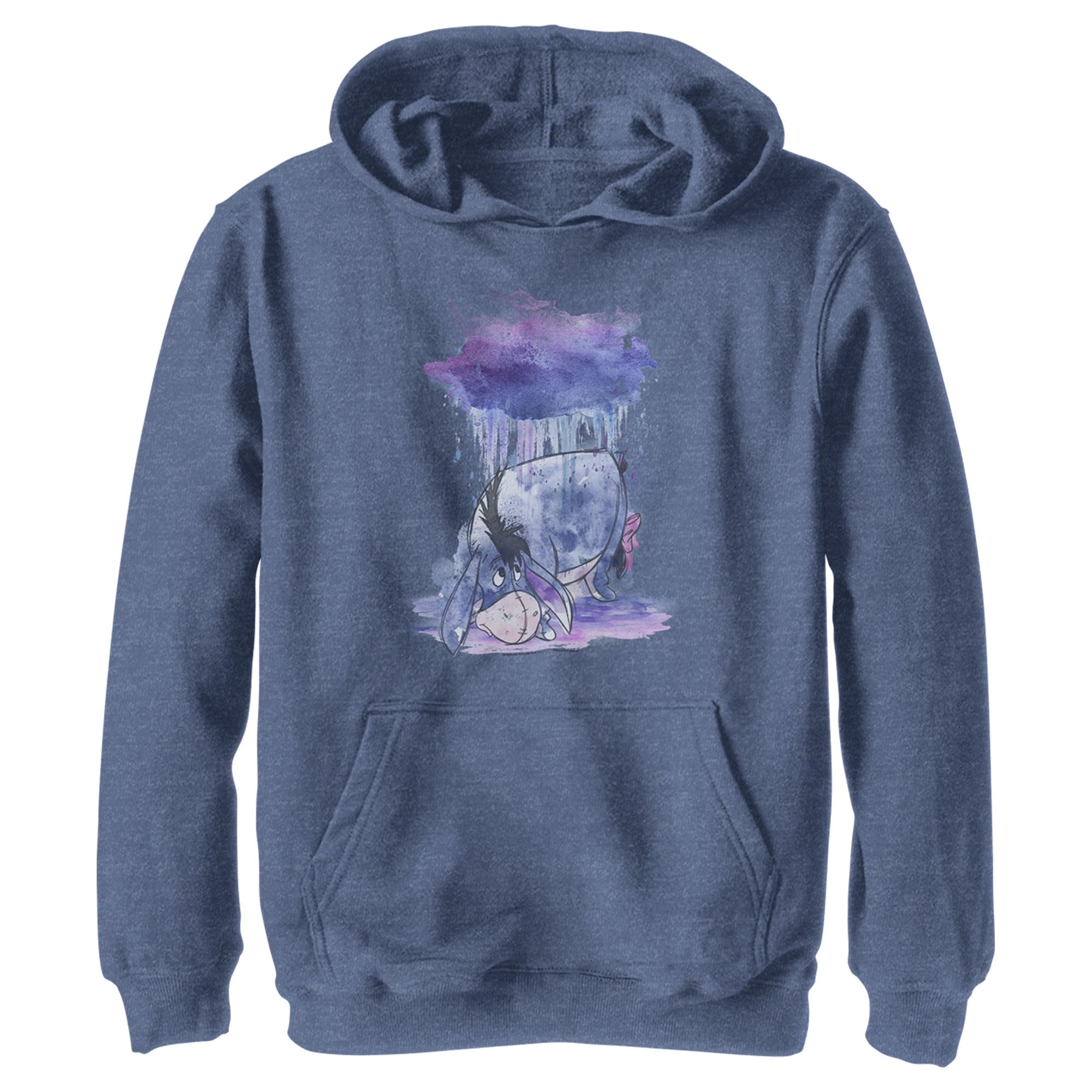 Boy’S Winnie The Pooh Rainy Watercolor Eeyore Pull Over Hoodie