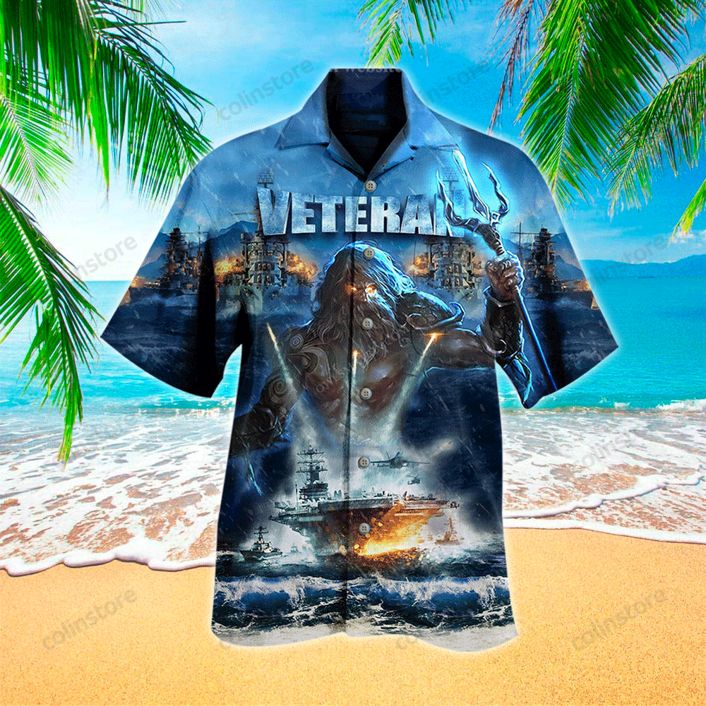 Veteran And Ocean Hawaii Shirt Aloha Ha51046