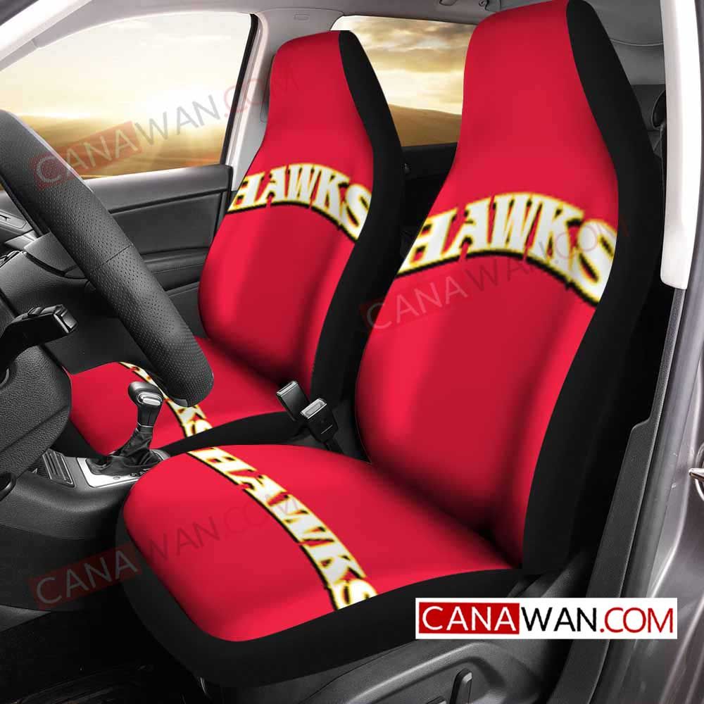 Atlanta Hawks Style54 3D Customized Personalized Car Seat Cover