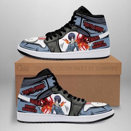 Touka Kirishima Jordan Sneakers Custom Tokyo Ghoul Anime Shoes