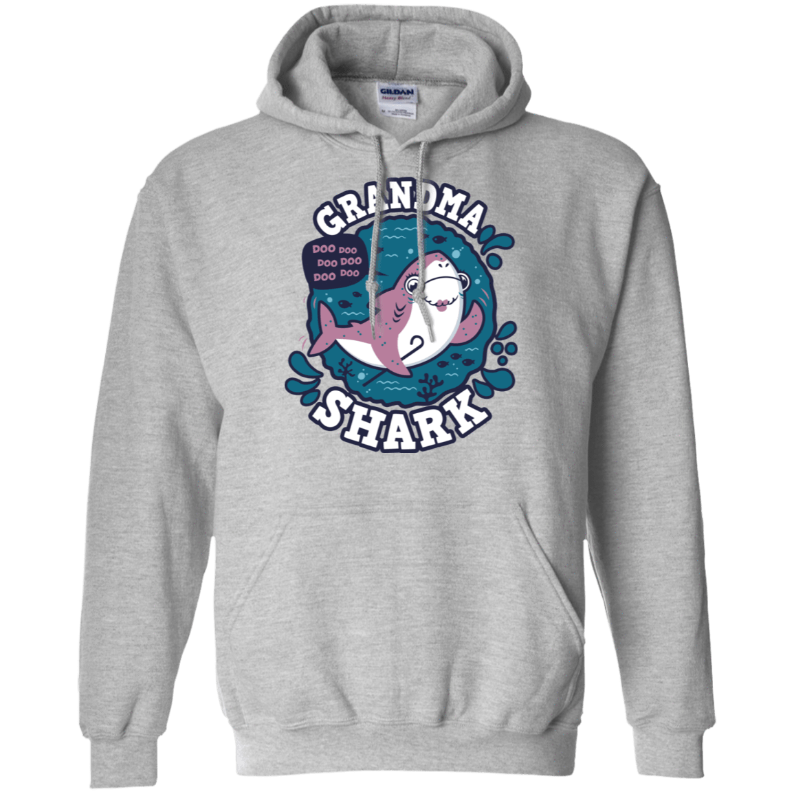 Shark Family Trazo – Grandma Pullover Hoodie