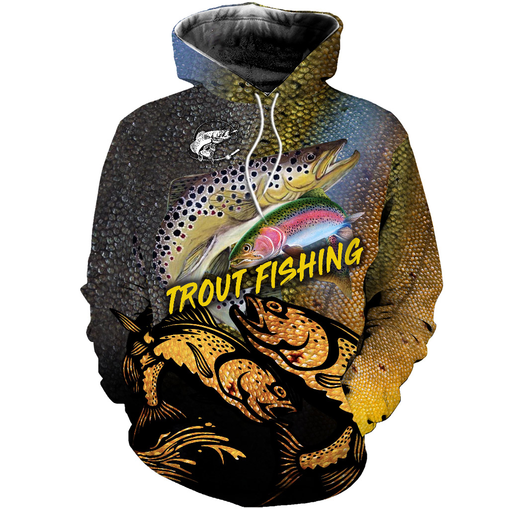 TROUT FISHING ALL OVER PRINT