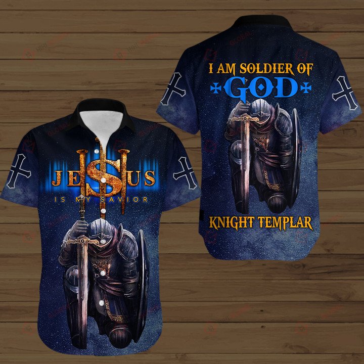 I Am Soldier Of God Knight Templar Hawaii Shirt For Men Women Ha70246