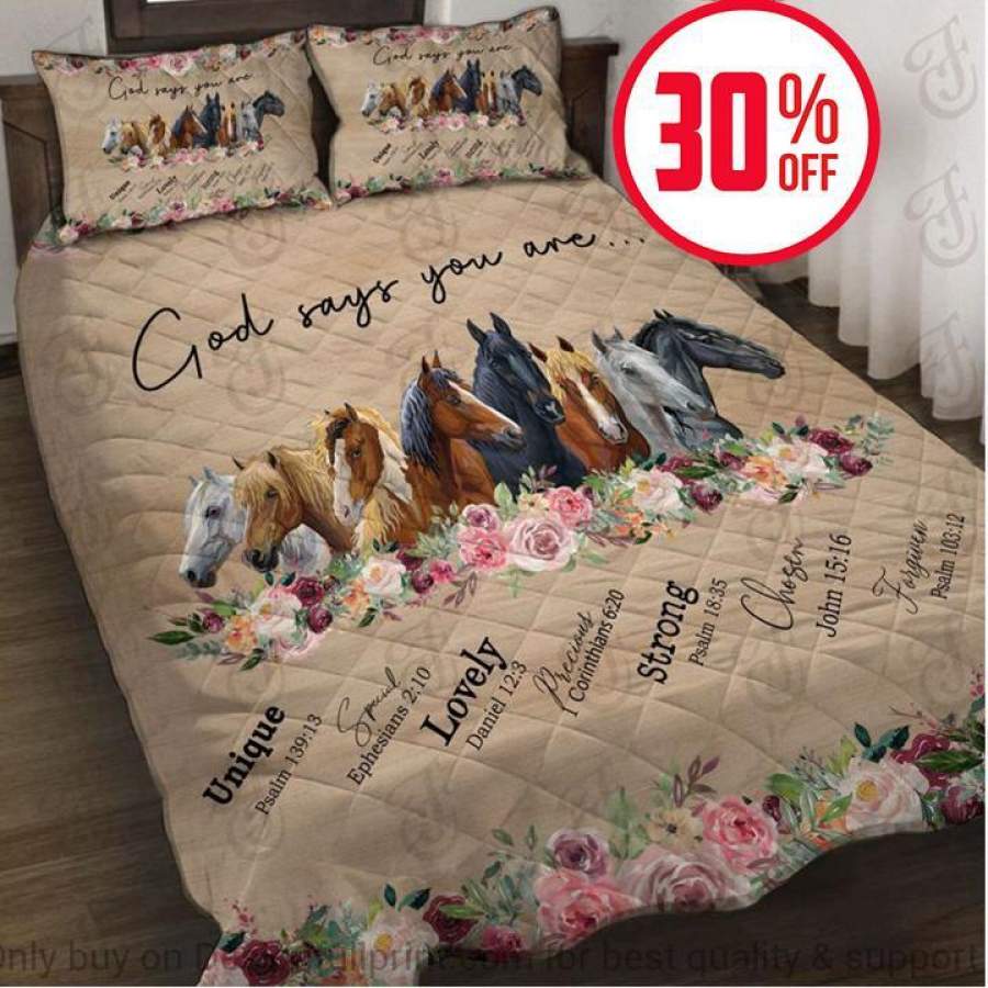 HORSES QUILTS BEDDING SET Corethermax
