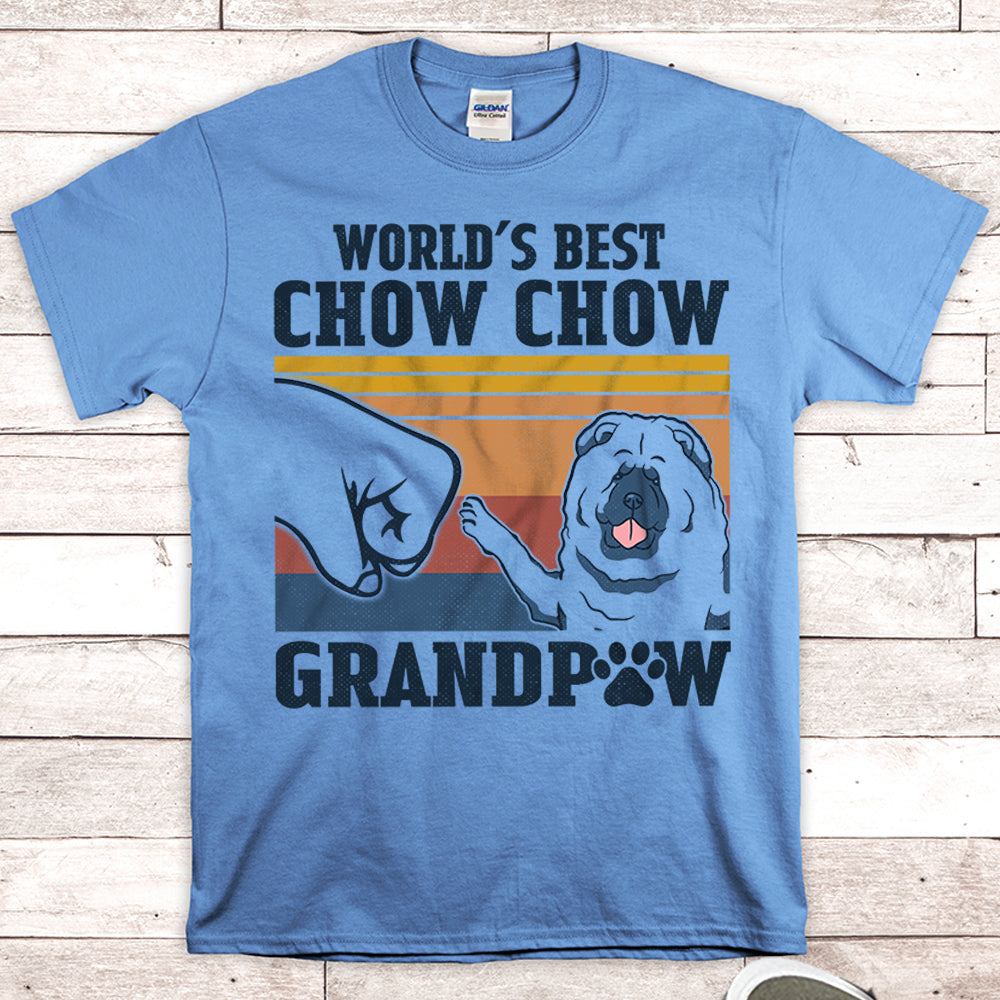 World’S Best Chow Chow Grandpaw Shirt Gift For Chow Chow Grandpa M0402 Nh95