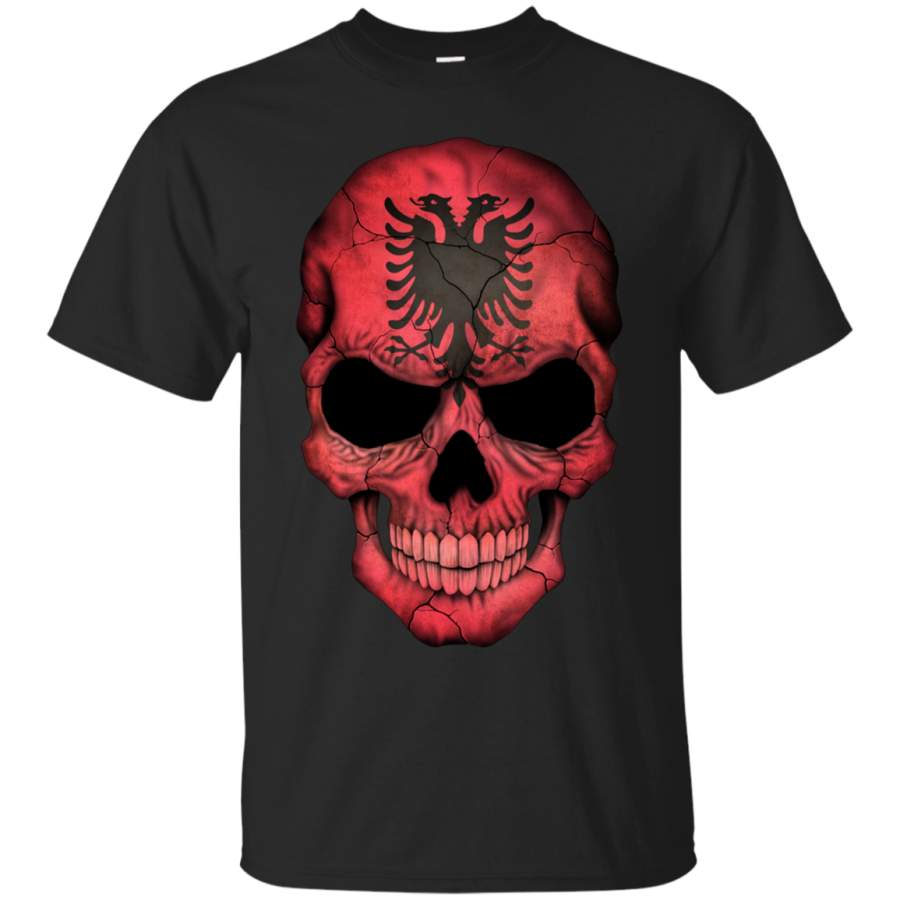 AGR Albanian Flag Skull T-Shirt