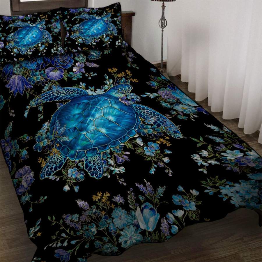 Turtle quilt bedding set HAC240404