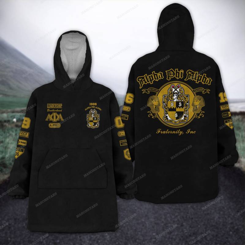 ALPHA PHI ALPHA FLEECE LAZY PAJAMAS HOODIE