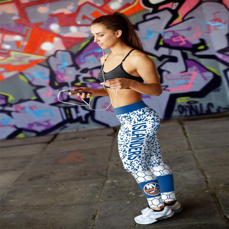 Incredible Patterns Luxury Nice New York Islanders Leggings