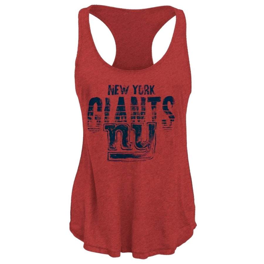 New York Giants – Touchdown Juniors Red Tank Top