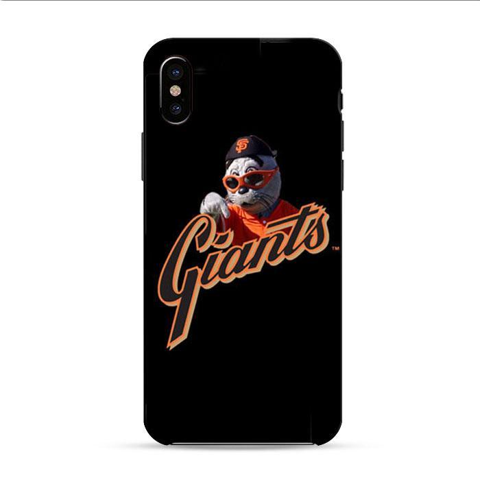 San Francisco Giants Baseball Art iPhone XR 3D Case