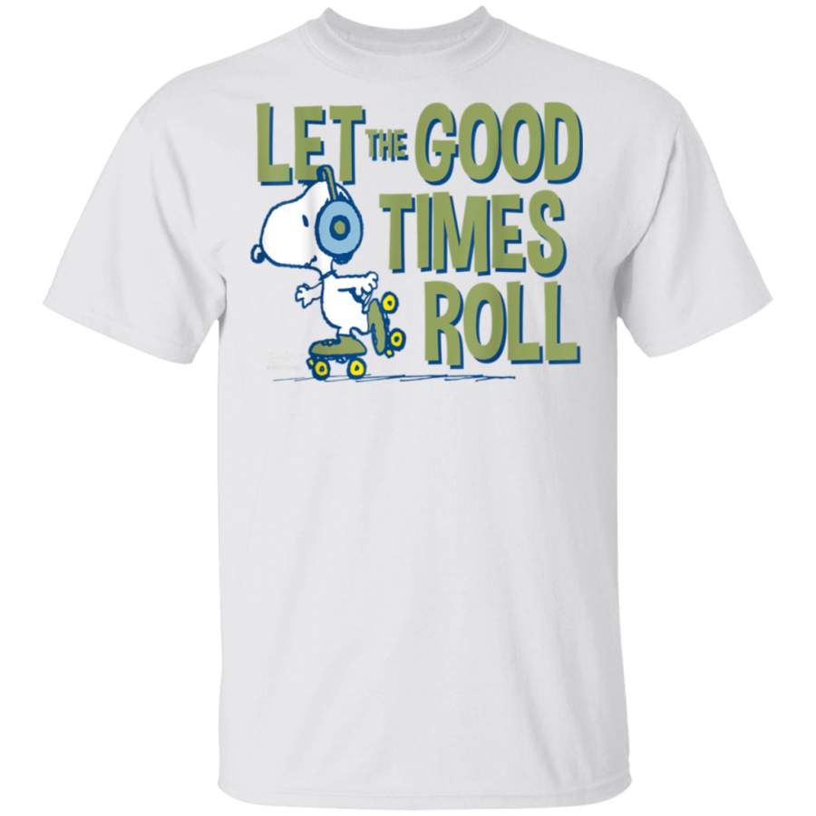 Peanuts Snoopy Let the Good Times Roll T-Shirt