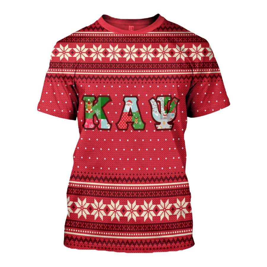 3D ALL OVER KAPPA ALPHA PSI UGLY SWEATER 15102019