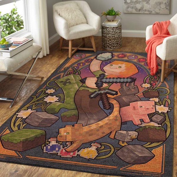 Minecraft Area Rug – Alex Nouveau M25108