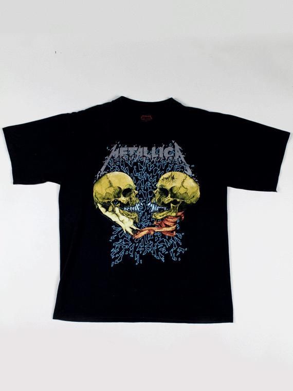 Metallica 1991 Sad But True Vintage Shirt