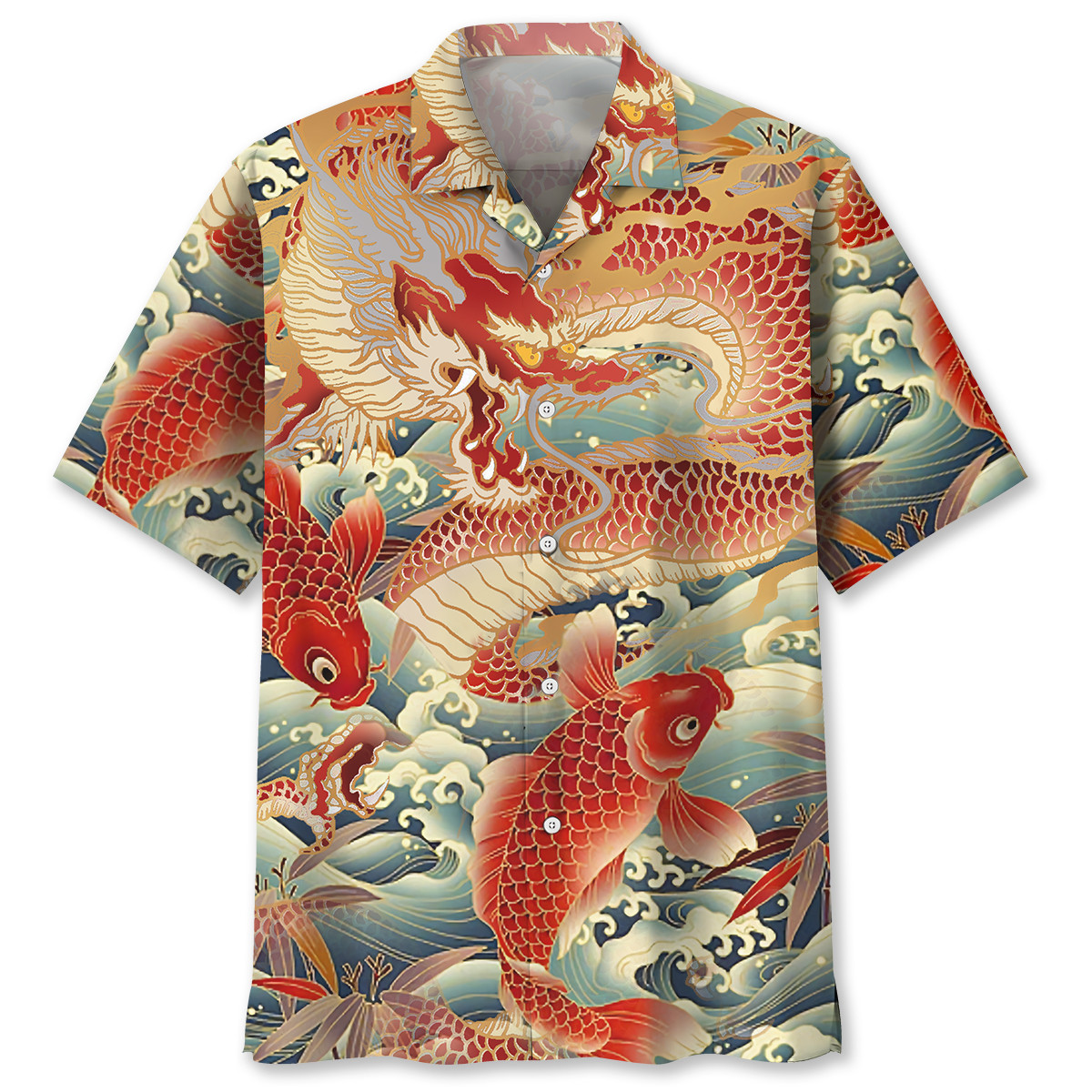 Carp Dragon Hawaii Shirt Ha67692