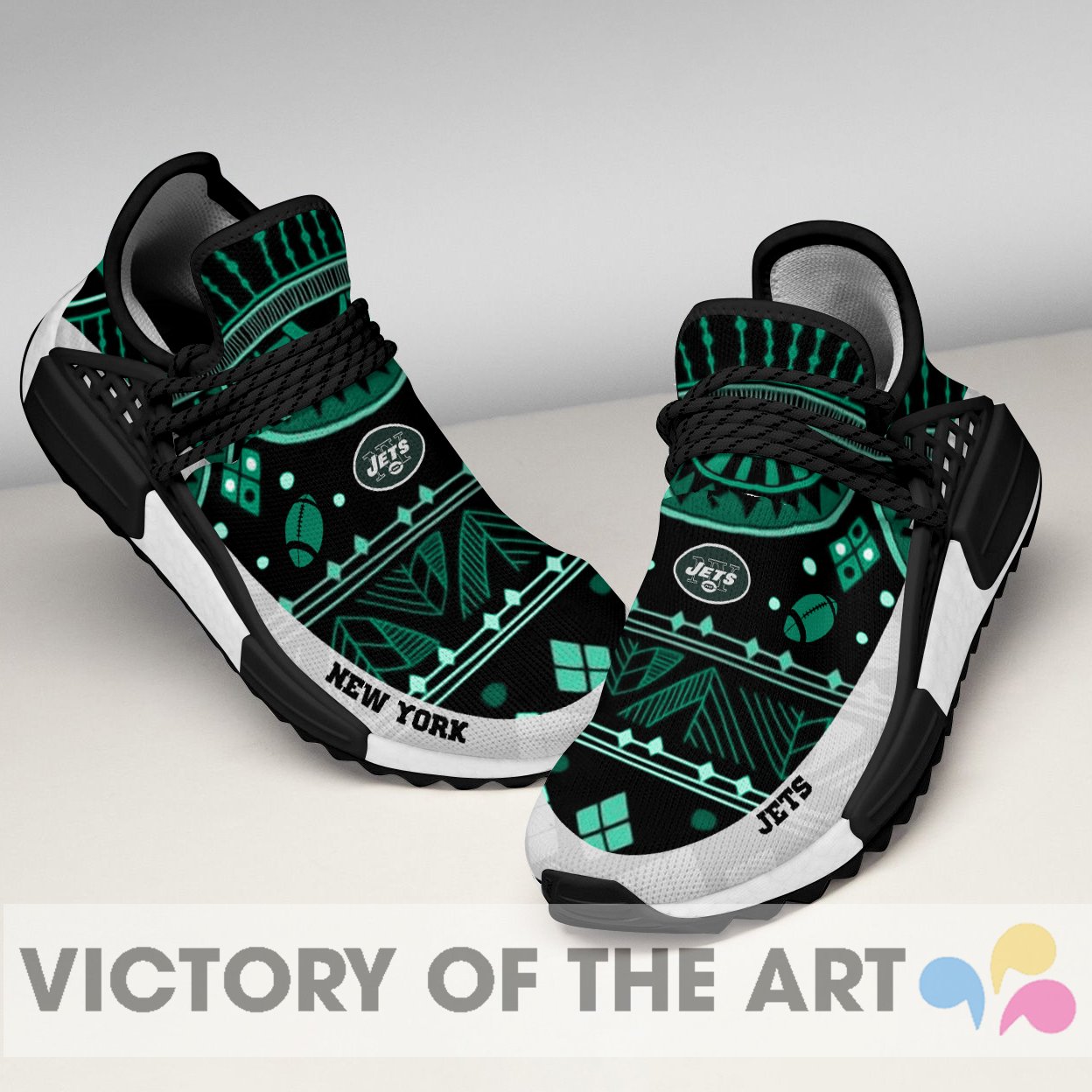 Wonderful Pattern Human Race New York Jets Shoes For Fans